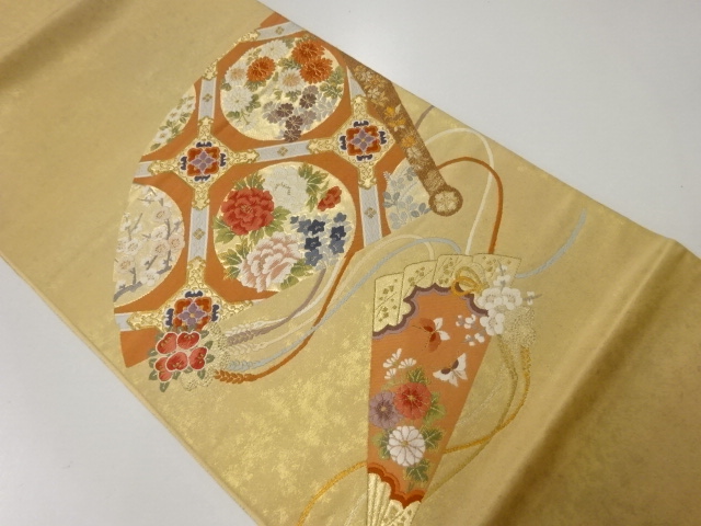 JAPANESE FUKURO OBI / WOVEN FLOWER